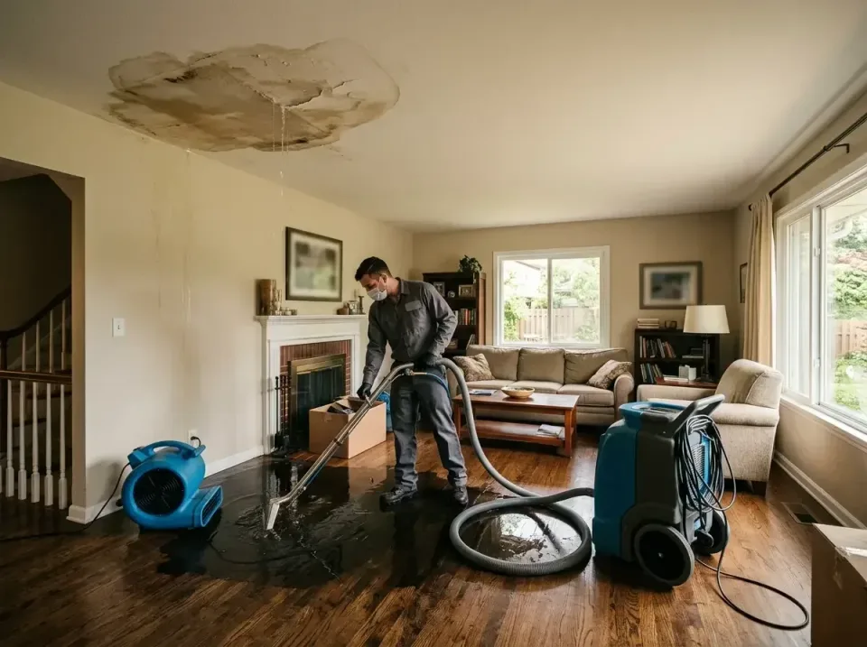attic-pipe-burst-ceiling-drip-008 — frequently asked questions, Water Damage Restoration & Carpet Care in Escatawpa, MS